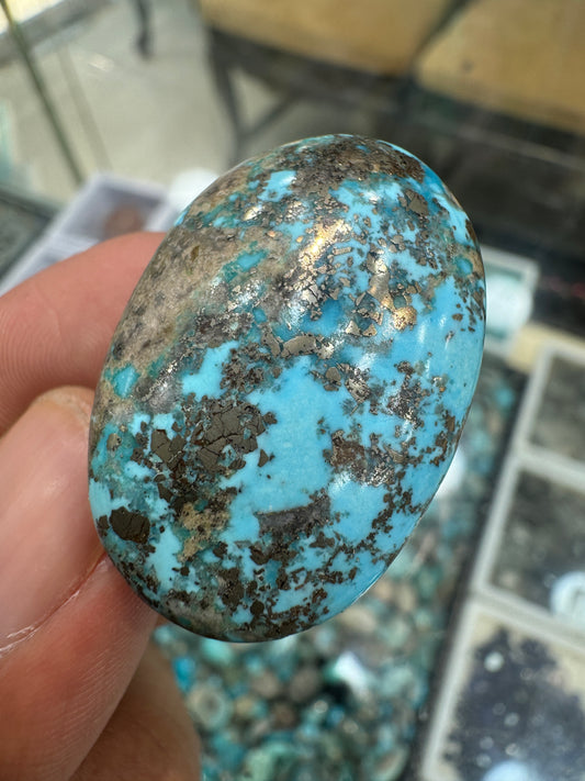 AAE SF 015 69 Carat Shajri Feroza Stone