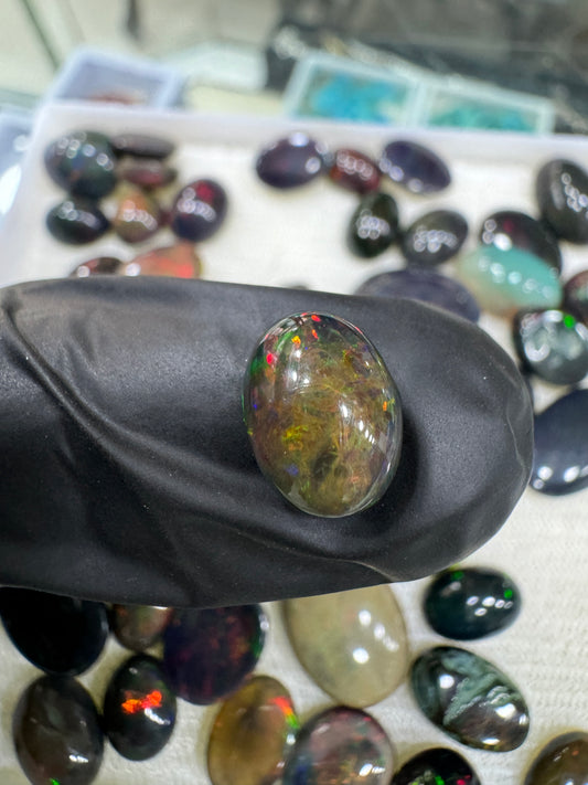 Black Opal Stone BO 062 1.5 Carat