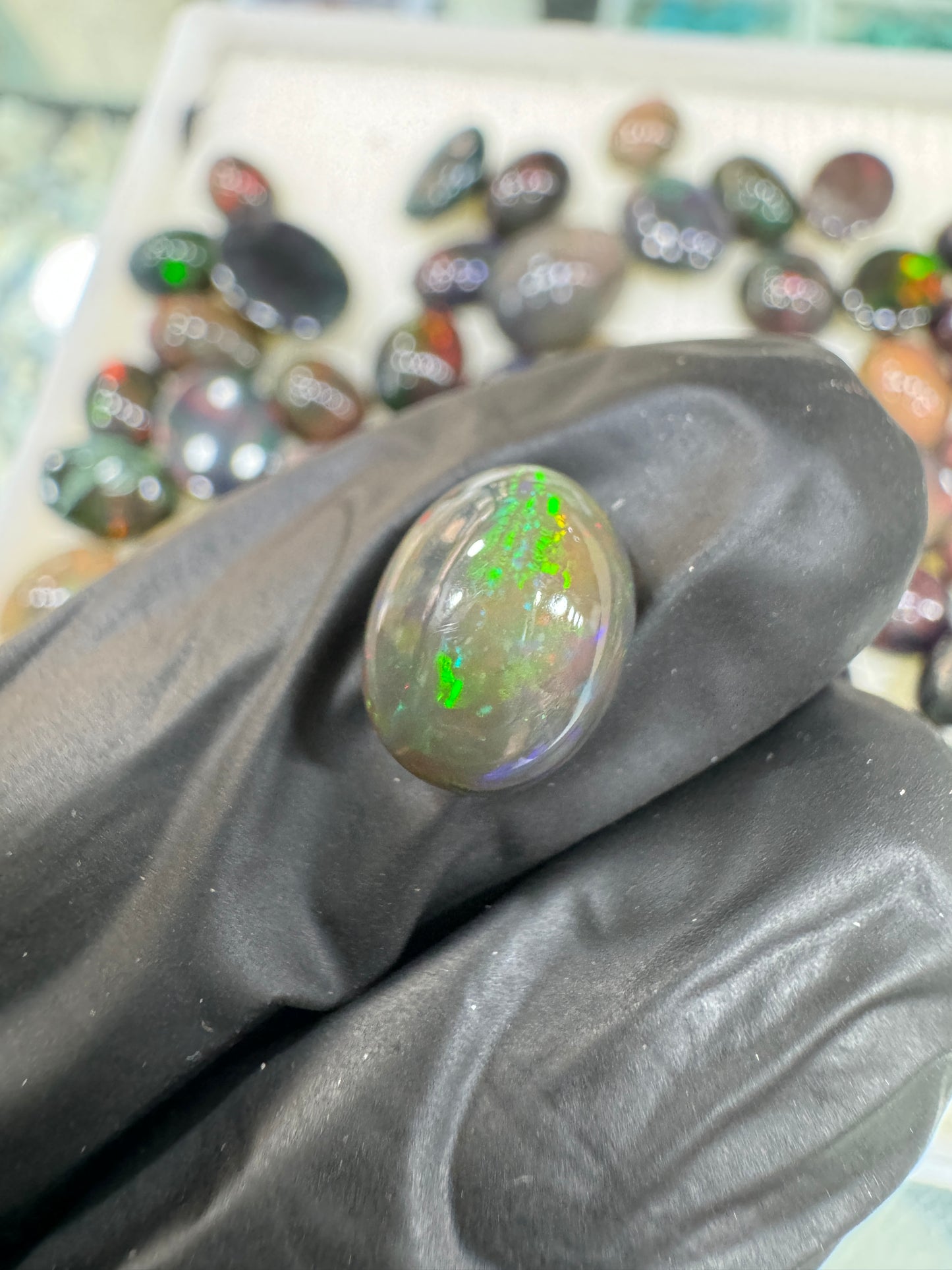 Black Opal Stone BO 008 2.95 Carat