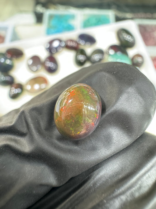 Black Opal Stone BO 061 1.5 Carat