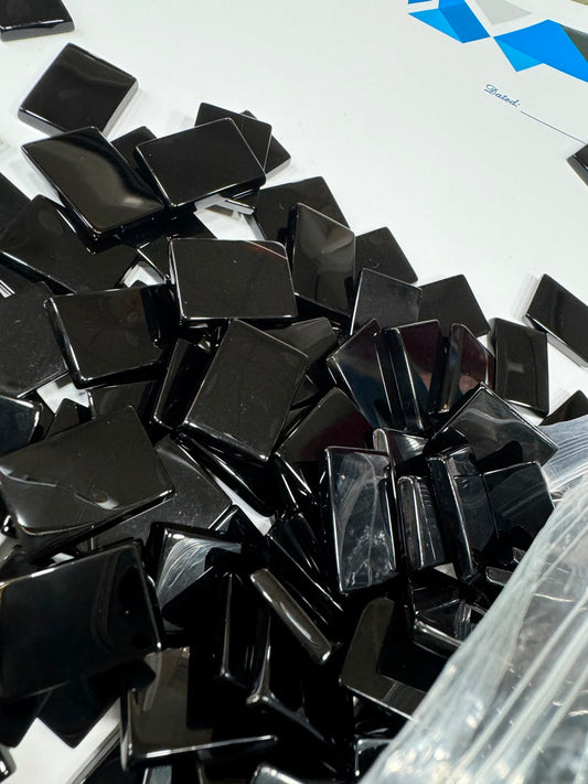 AAE AQ 001 Black Aqeeq (Agate) Natural Stone