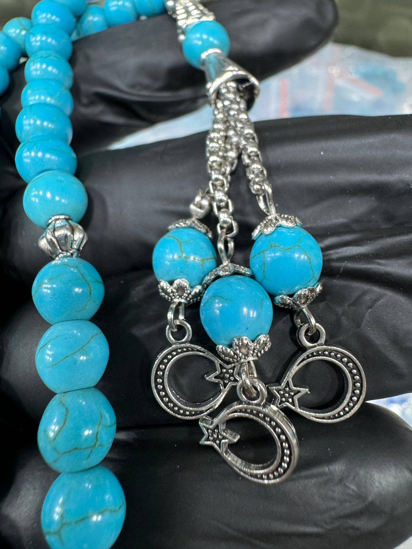 33 Beads Feroza Stones Tasbeeh