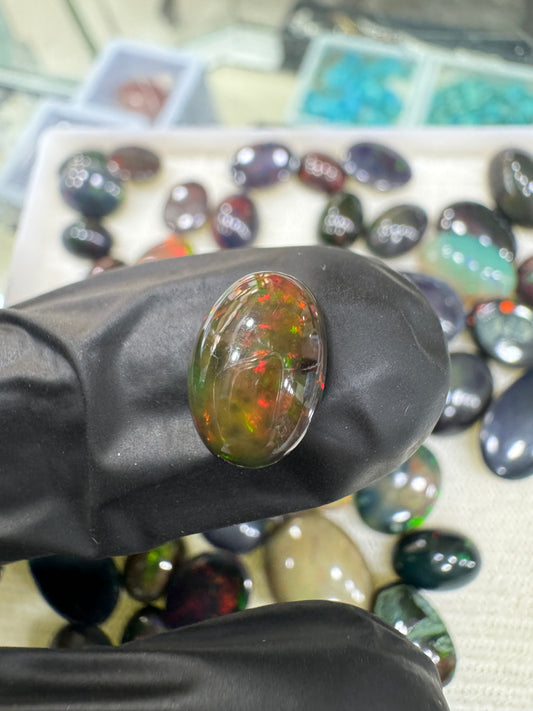 Black Opal Stone BO 060 1.9 Carat