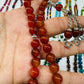 10 mm Red Aqeeq Stones Tasbeeh Round
