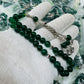 8 mm Green Aqeeq Stones Tasbeeh