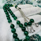8 mm Green Aqeeq Stones Tasbeeh