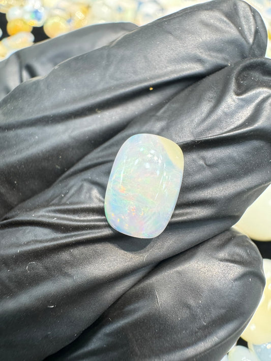 White Ethiopian Opal Stone WO 004 1.8 Carat