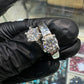 Silver Couple Rings: Pair 001 Stone: Moissanite Engagement Rings