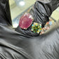 AAE 7784 Chandi Ring 925, Stone: Ruby (Yaqoot) & Green Moissanite