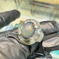 AAE 7789 Chandi Ring 925, Stone: Opal (Black)
