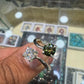 AAE 7790 Chandi Ring 925, Stone: Ruby (Yaqoot) & Moissanite