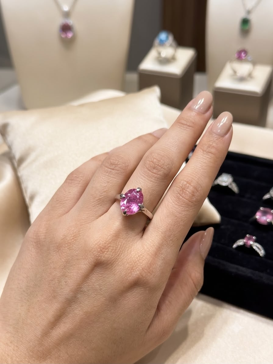 AAE 7770 Chandi Ring 925, Stone: Zircon