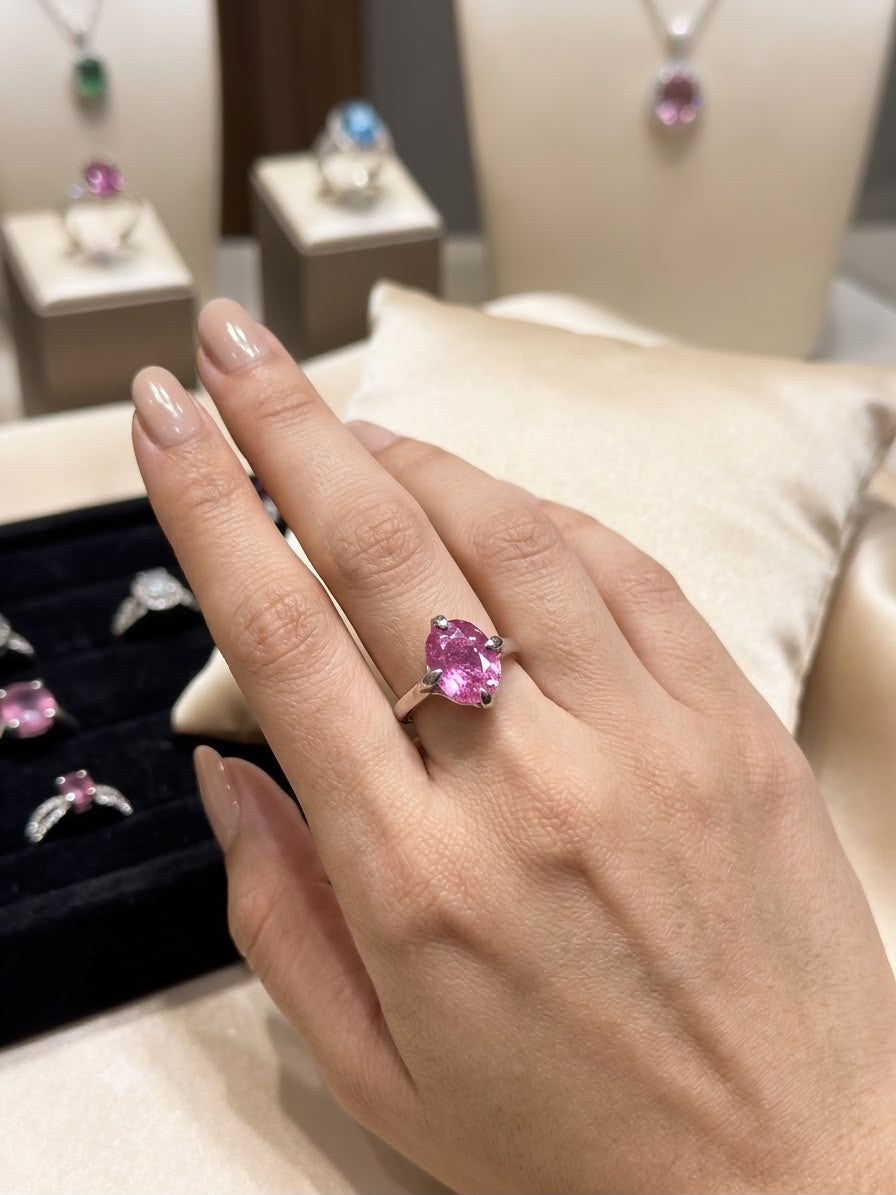 AAE 7770 Chandi Ring 925, Stone: Zircon
