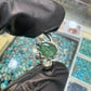 AAE 7782 Chandi Ring 925, Stone Emerald (Zamurd)
