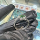 AAE 7782 Chandi Ring 925, Stone Emerald (Zamurd)