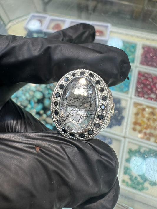 AAE 6894 CHANDI RING 925, STONE: MOH E NAJAF