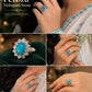 AAE 1216 Chandi Ring 925, Stone: Feroza (Turquoise)