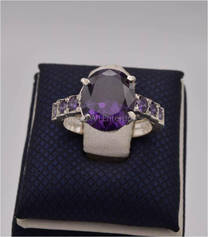AAE 5505 Chandi Ring 925, Stone: Zircon - AmeerAliEnterprises