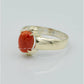 AAE 9984 Chandi Ring 925, Stone: Marjan (Coral)