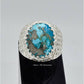 AAE 6674 Chandi Ring 925, Stone: Shajri Feroza