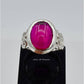 AAE 6588 Chandi Ring 925, Stone: Irani Poota Yaqoot