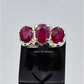 AAE 6656 Chandi Ring 925, Stone: Ruby