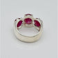 AAE 6656 Chandi Ring 925, Stone: Ruby