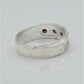 AAE 6575 Chandi Ring 925, Stone: Ruby (Yaqoot)