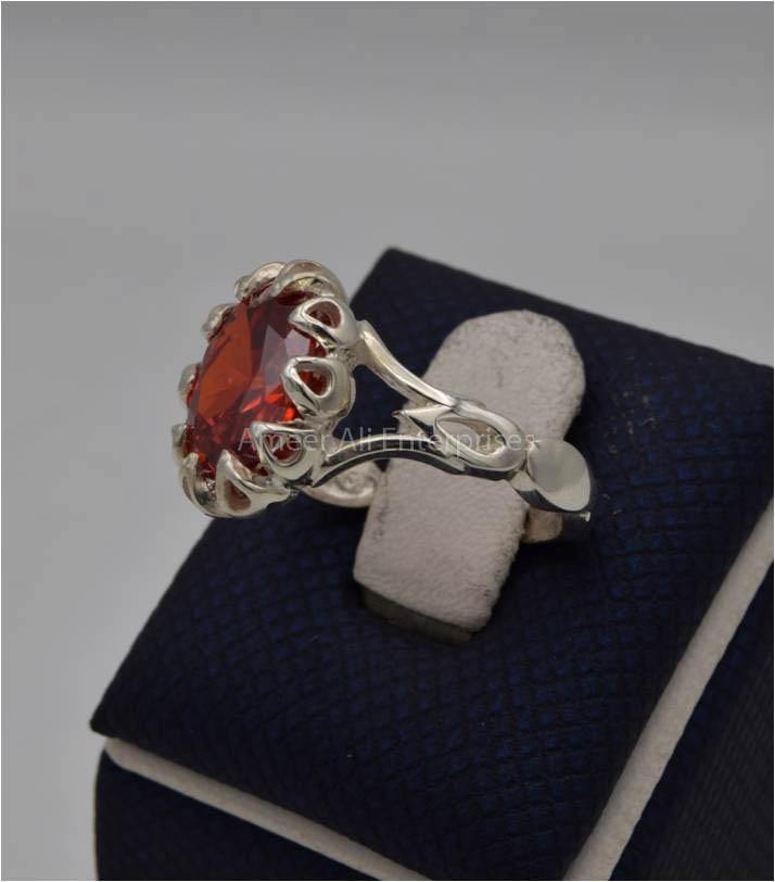 AAE 5630 Chandi Ring 925, Stone: Zircon - AmeerAliEnterprises