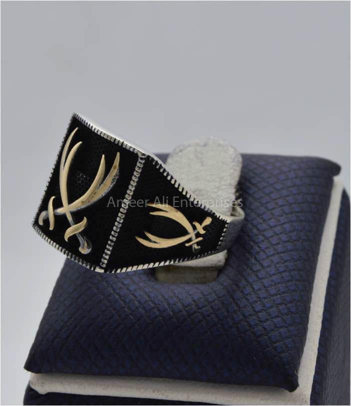 AAE 6058 (VINTAGE COLLECTION) 925 CHANDI RING - AmeerAliEnterprises