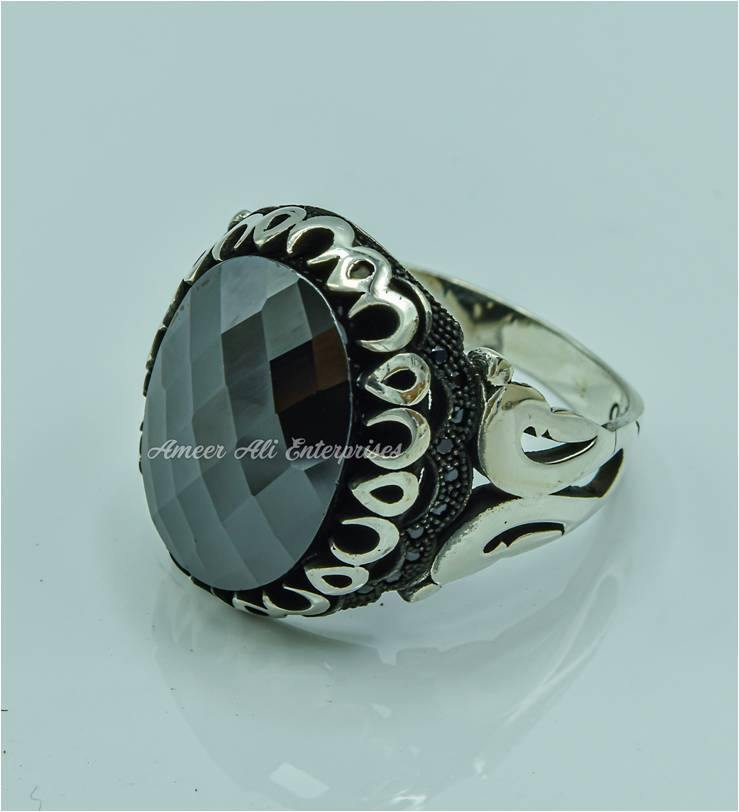 AAE 6720 (VINTAGE COLLECTION) 925 CHANDI RING - AmeerAliEnterprises