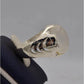 AAE 2221 Chandi Ring 925, Stone: Dur e Najaf - AmeerAliEnterprises