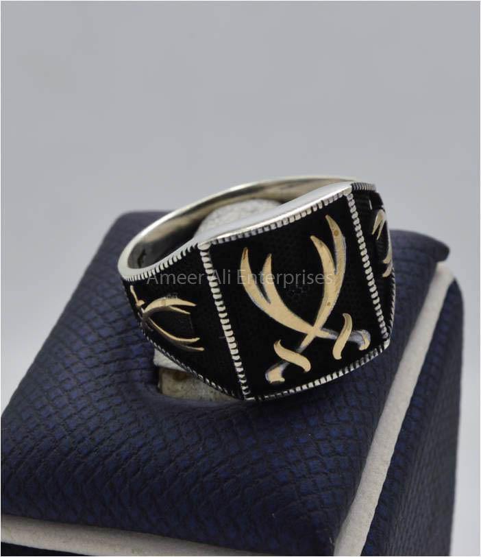 AAE 6058 (VINTAGE COLLECTION) 925 CHANDI RING - AmeerAliEnterprises