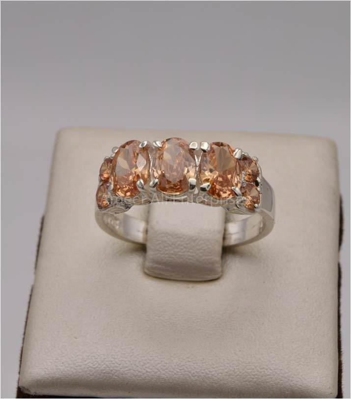 AAE 2524 Chandi Ring 925, Stone: Zircon - AmeerAliEnterprises