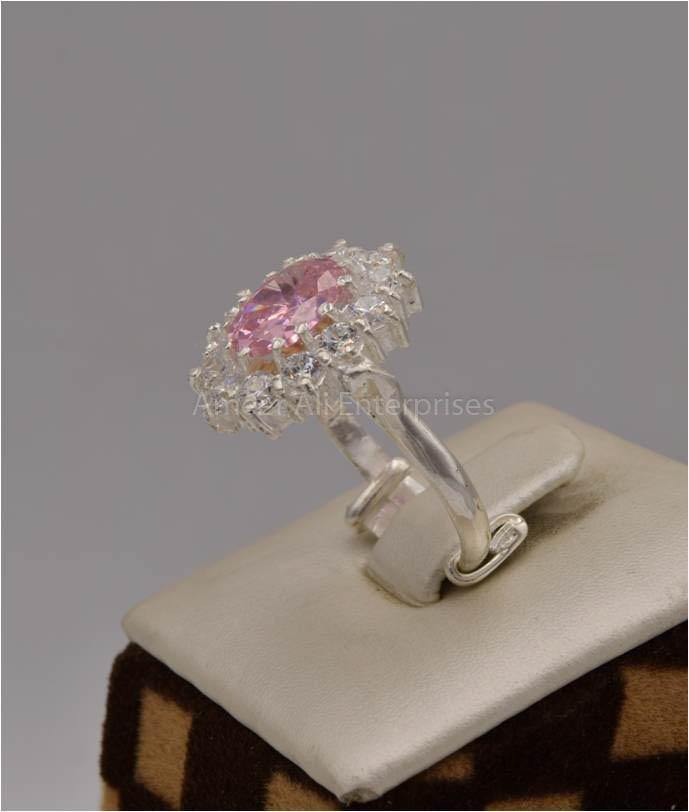 AAE 2409 Chandi Ring 925, Stone: Zircon - AmeerAliEnterprises