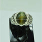 AAE 6550 Chandi Ring 925, Stone: Cat's Eye