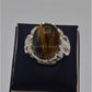 AAE 3556 Chandi Ring 925, Stone: Tiger's Eye