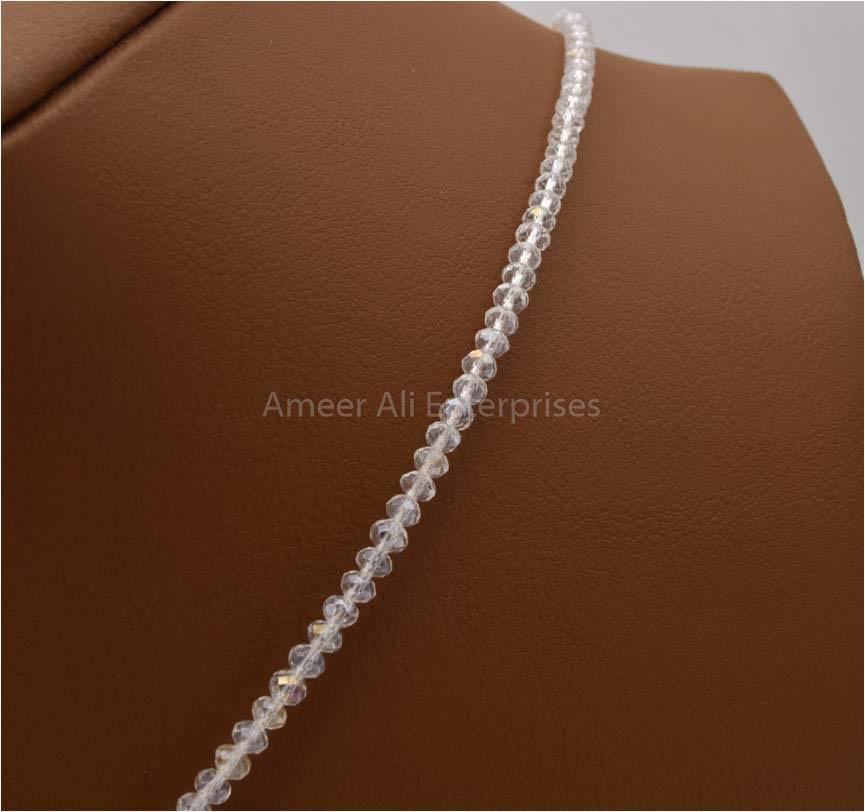AAE 2498 Chandi Set 925, Stone: Zircon - AmeerAliEnterprises