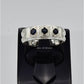 AAE 6576 Chandi Ring 925, Stone: Blue Sapphire (Neelam)