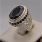 AAE 2482 Chandi Ring 925, Stone: Zircon - AmeerAliEnterprises