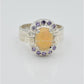 AAE 6654 Chandi Ring 925, Stone: Opal