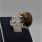 AAE 3556 Chandi Ring 925, Stone: Tiger's Eye