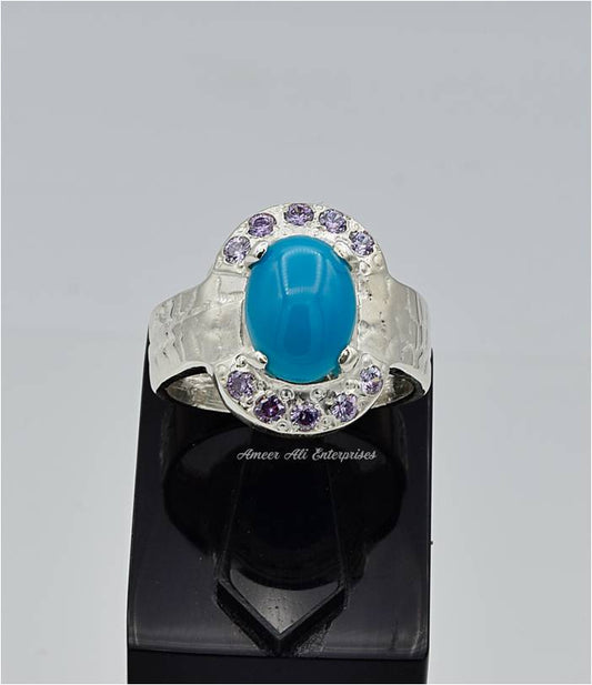 AAE 6655 Chandi Ring 925, Stone: Feroza