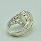 AAE 6911 Chandi Ring 925, Stone: Dur e Najaf