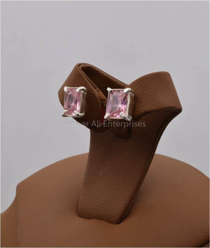 AAE 5712 Chandi Earring 925, Stone: Zircon - AmeerAliEnterprises