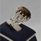 AAE 3556 Chandi Ring 925, Stone: Tiger's Eye