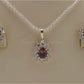 AAE 2499 Chandi Set 925, Stone: Zircon - AmeerAliEnterprises