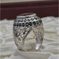 AAE 3919 Chandi Ring 925, Stone: Ruby (Yaqoot)