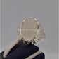 AAE 2222 Chandi Ring 925, Stone: Dur e Najaf - AmeerAliEnterprises