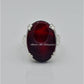 AAE 6565 Chandi Ring 925, Stone: Yamni Aqeeq